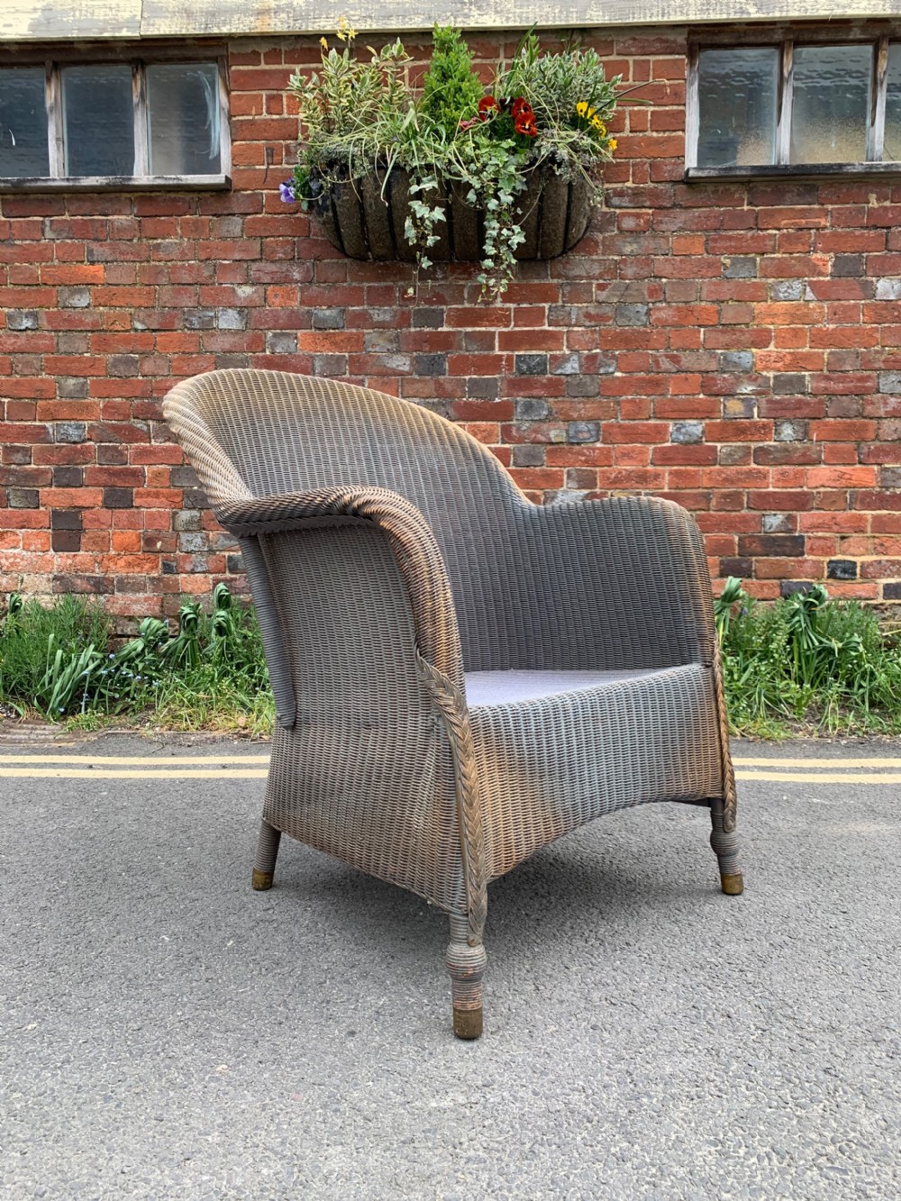1930’s Lloyd loom armchair in original condition 