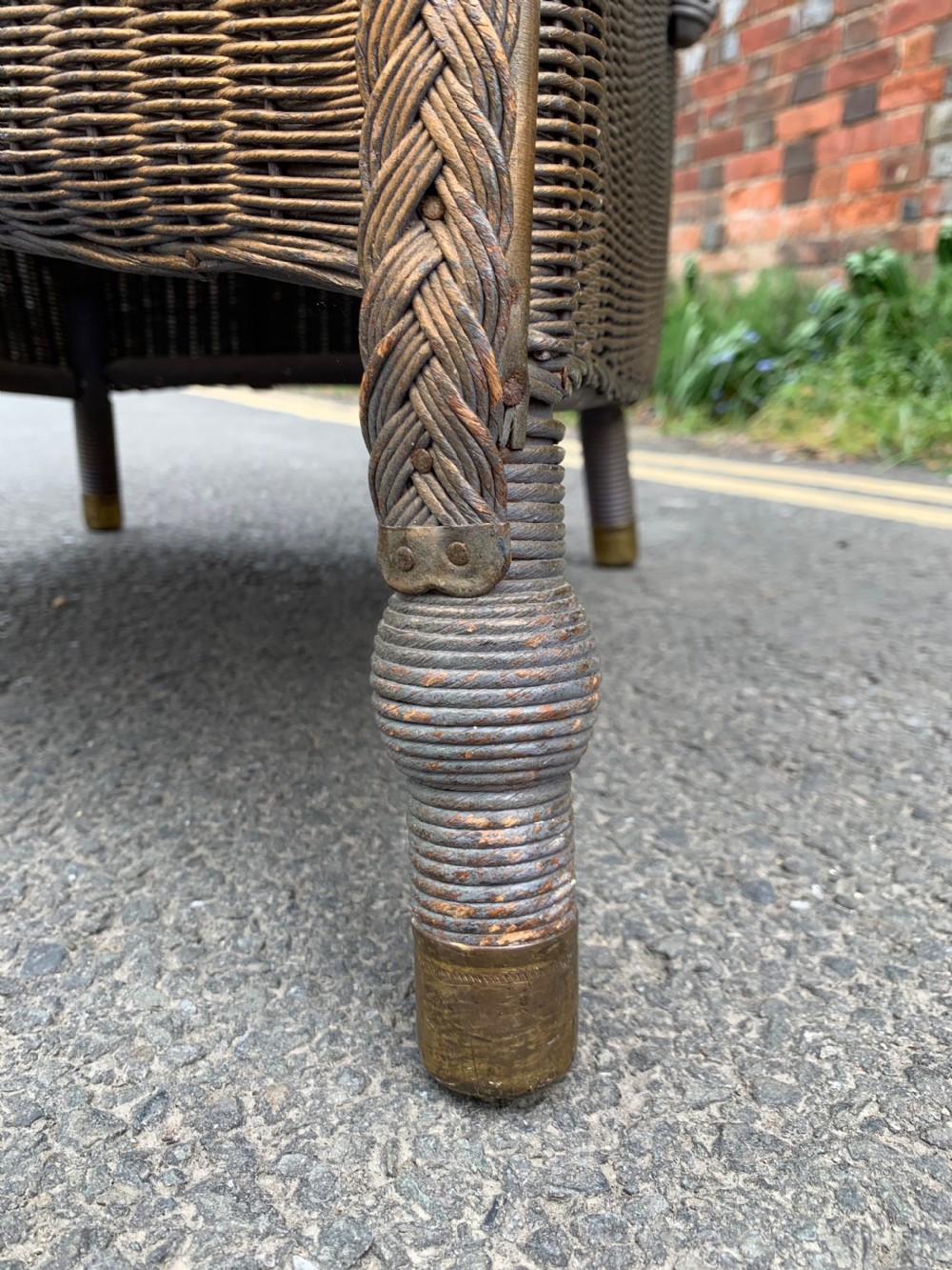1930’s Lloyd loom armchair in original condition  View II