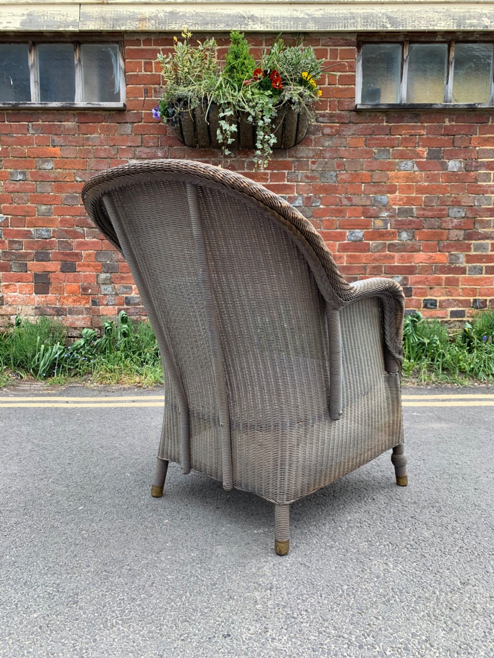 1930’s Lloyd loom armchair in original condition  View V