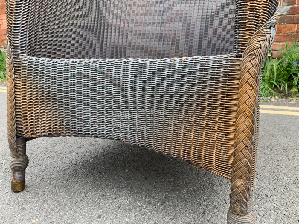 1930’s Lloyd loom armchair in original condition  View VII
