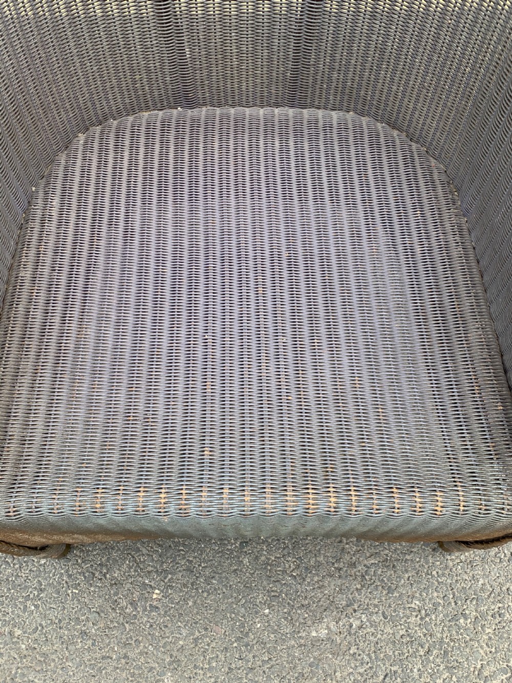 1930’s Lloyd loom armchair in original condition  View VIII