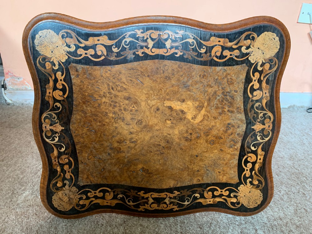 Victorian pollard oak pedestal table  View II
