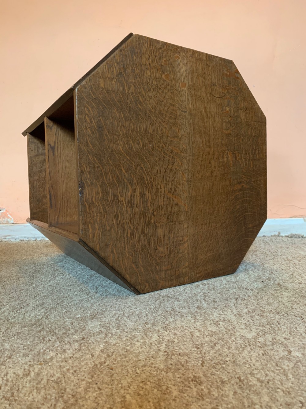 1930’s oak book table View IV