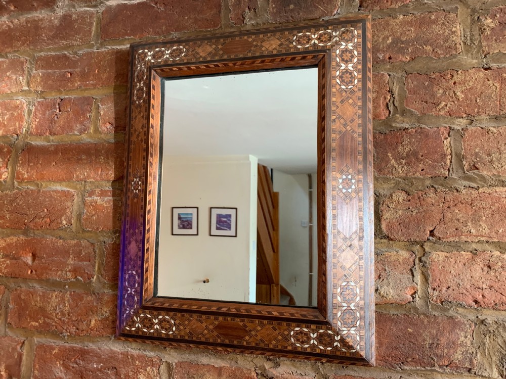 Moorish inlaid mirror