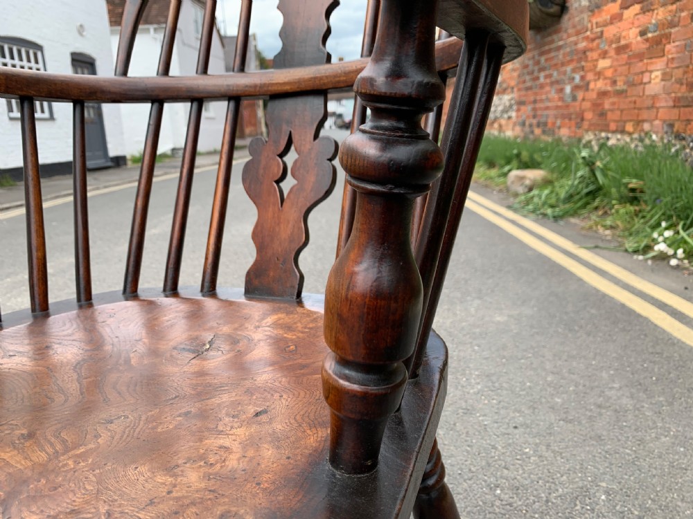 Pair of low back Windsor armchairs  View II