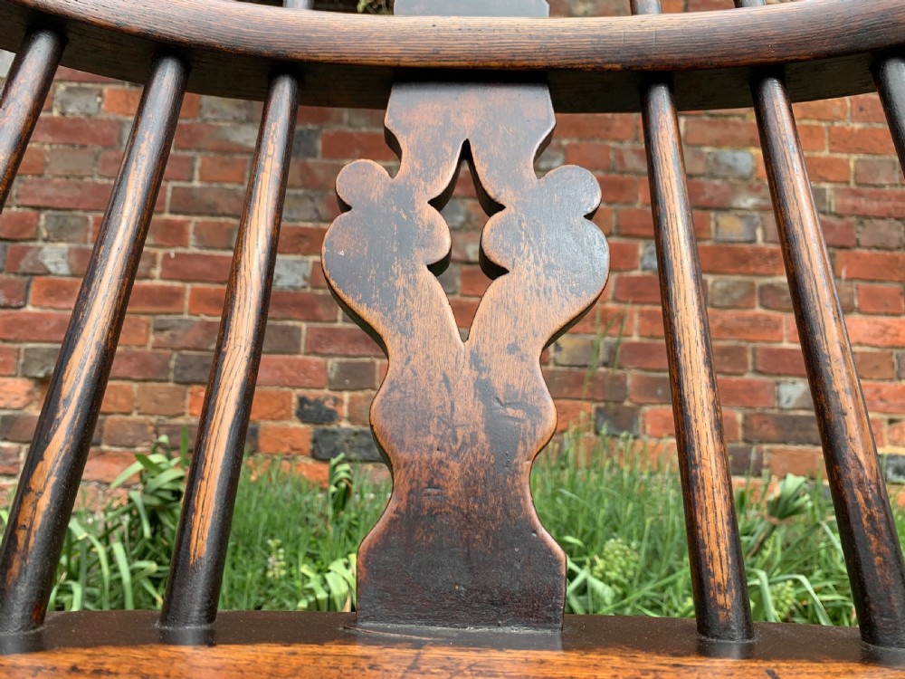 Pair of low back Windsor armchairs  View III