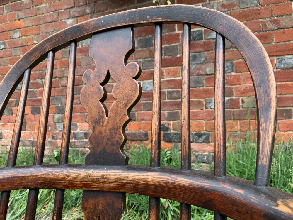 Pair of low back Windsor armchairs  View IV