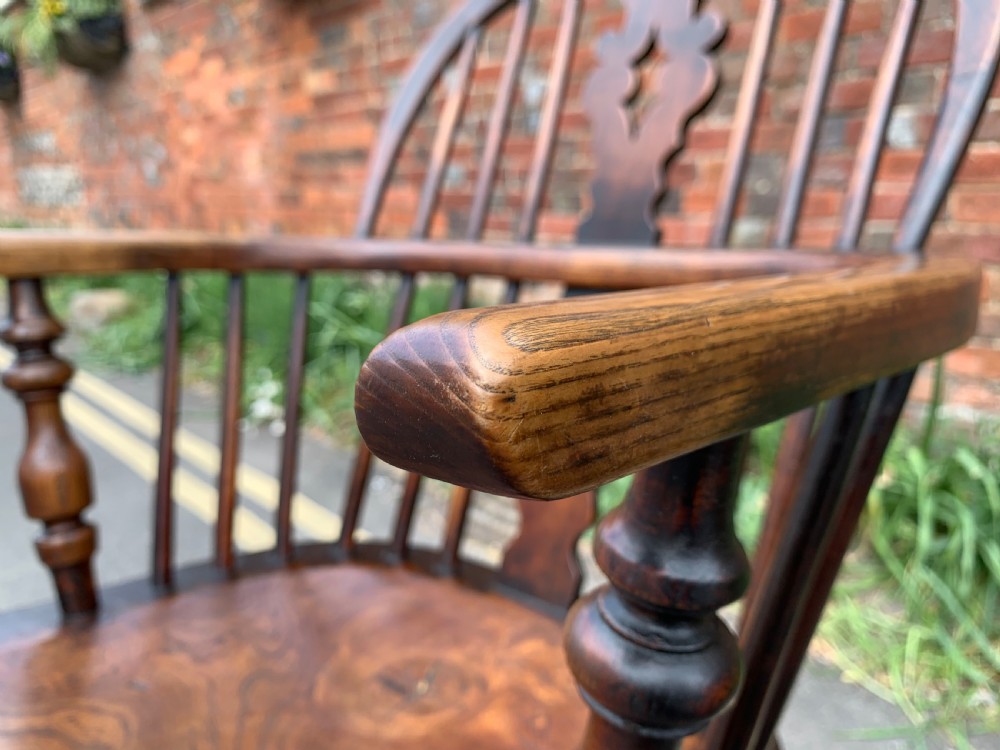 Pair of low back Windsor armchairs  View VIII