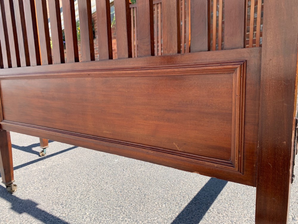 Pair of Mahogany single beds View II