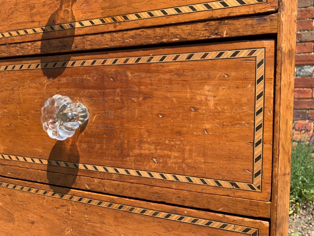 Victorian pine chest of drawers  View II