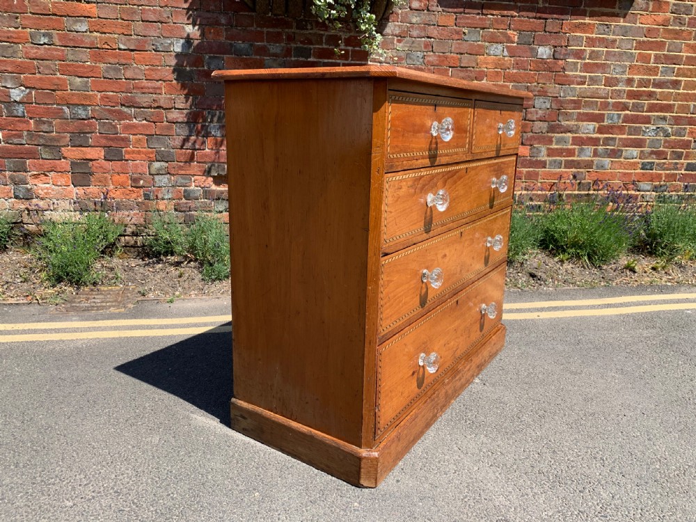 Victorian pine chest of drawers  View VII