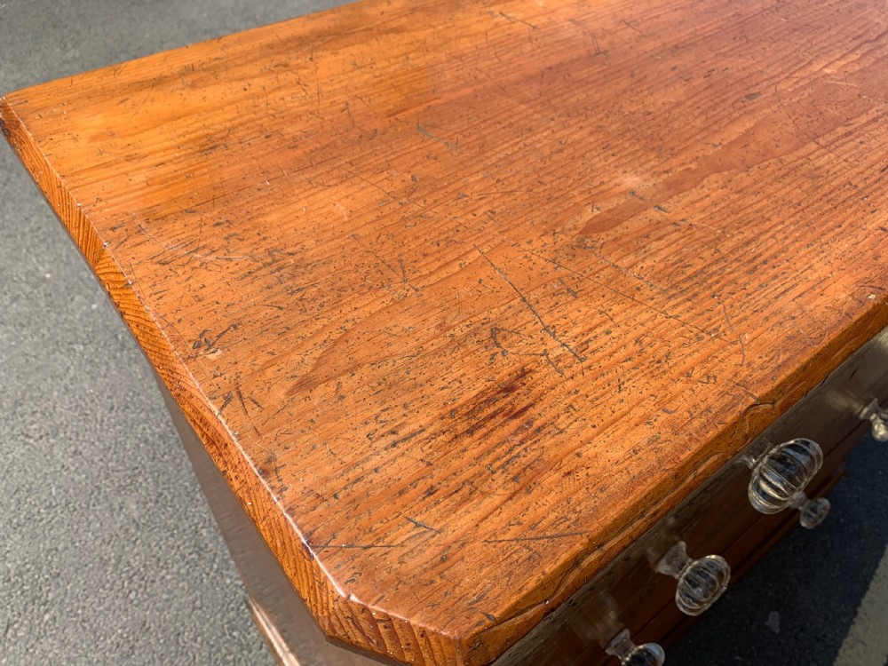 Victorian pine chest of drawers  View IX