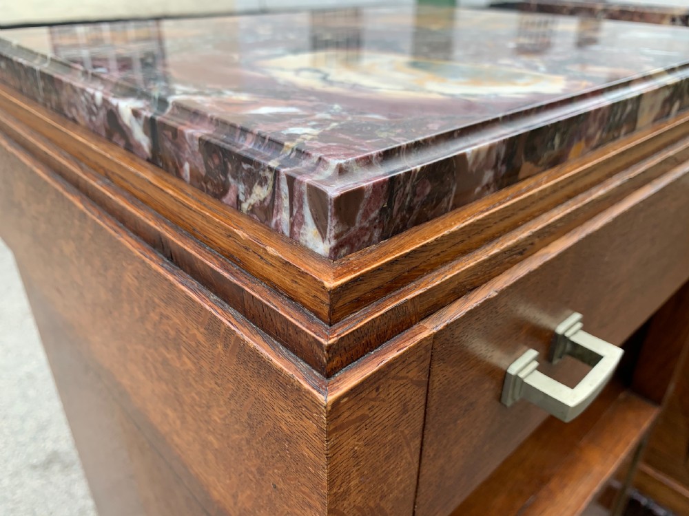 Pair of Art Deco bedside cupboards  View X