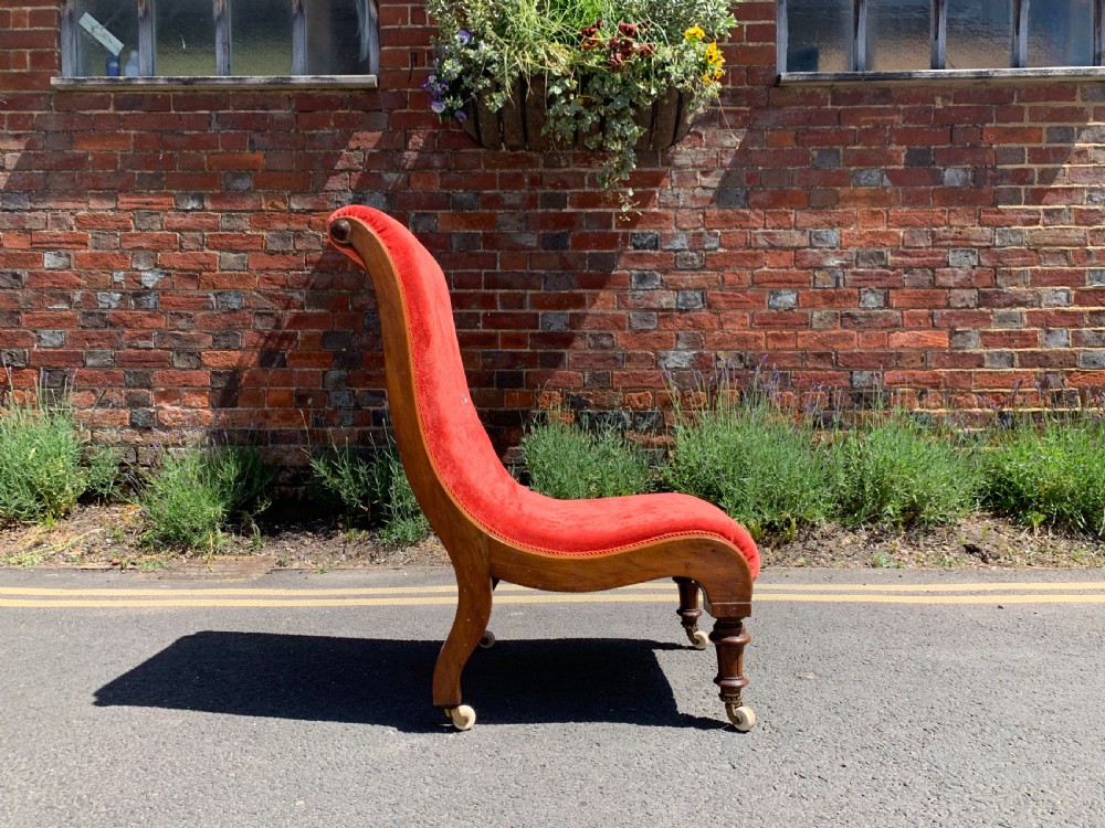 Victorian slipper chair  View III