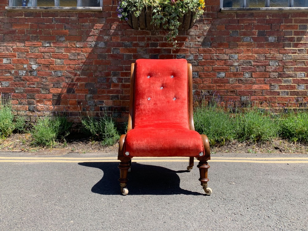 Victorian slipper chair  View VI