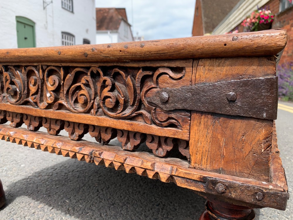 Antique Indian takhat coffee table  View IV