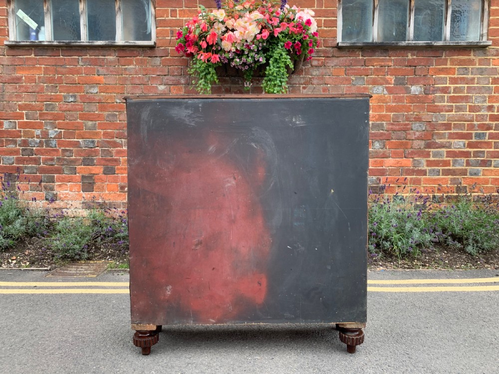 Nineteenth century mahogany bank of drawers  View IX
