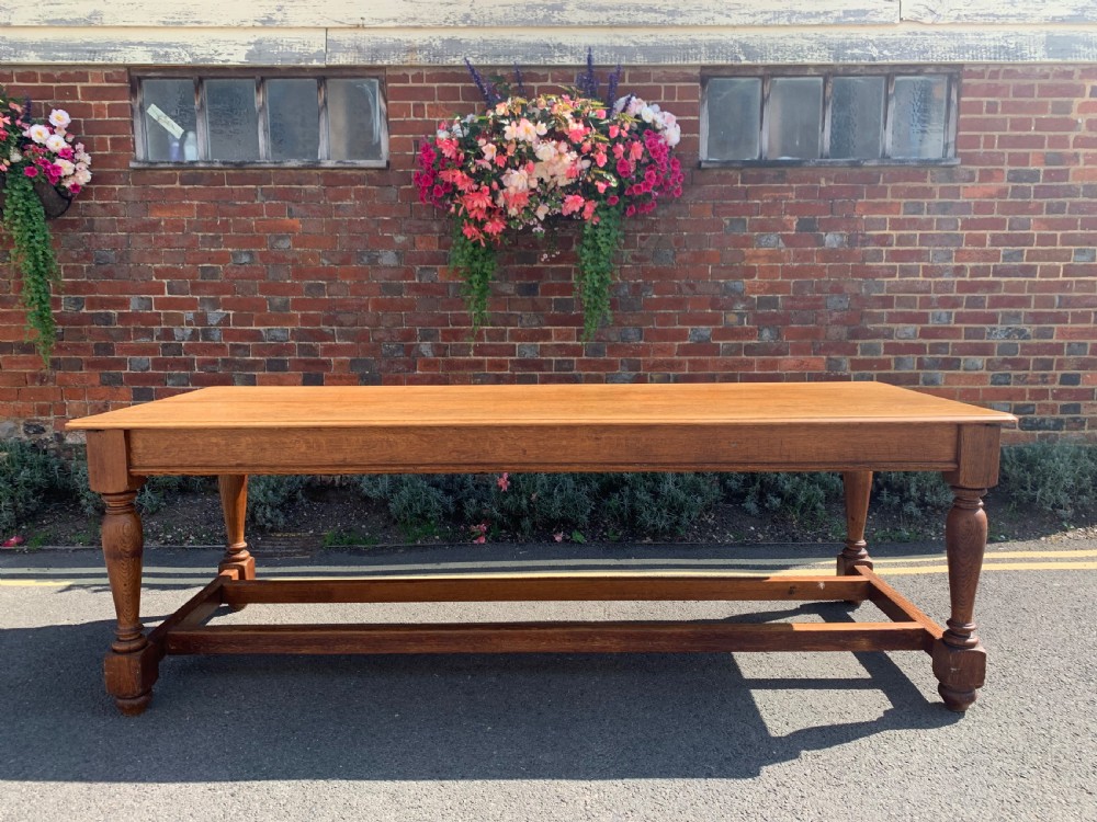 Large oak table View II