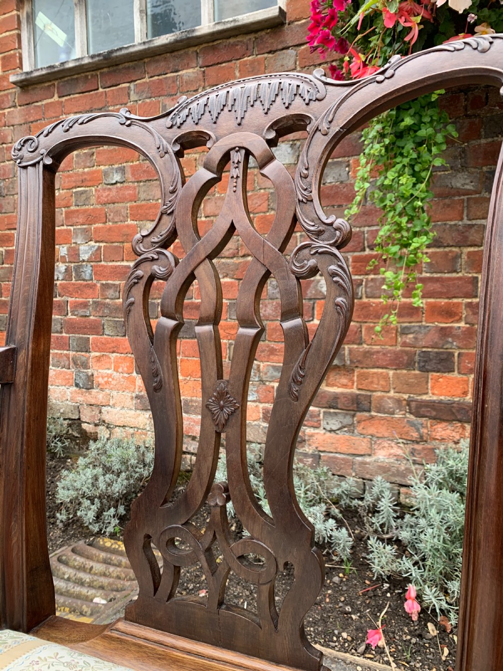 Pair of Mahogany armchairs  View III
