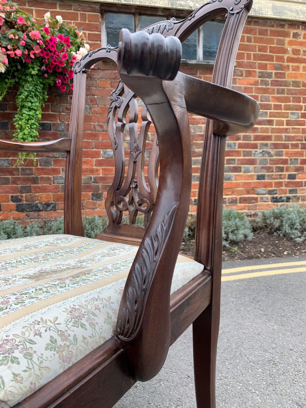 Pair of Mahogany armchairs  View IV