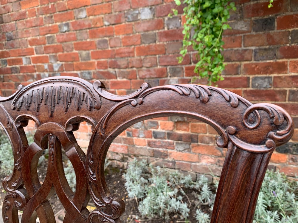 Pair of Mahogany armchairs  View V