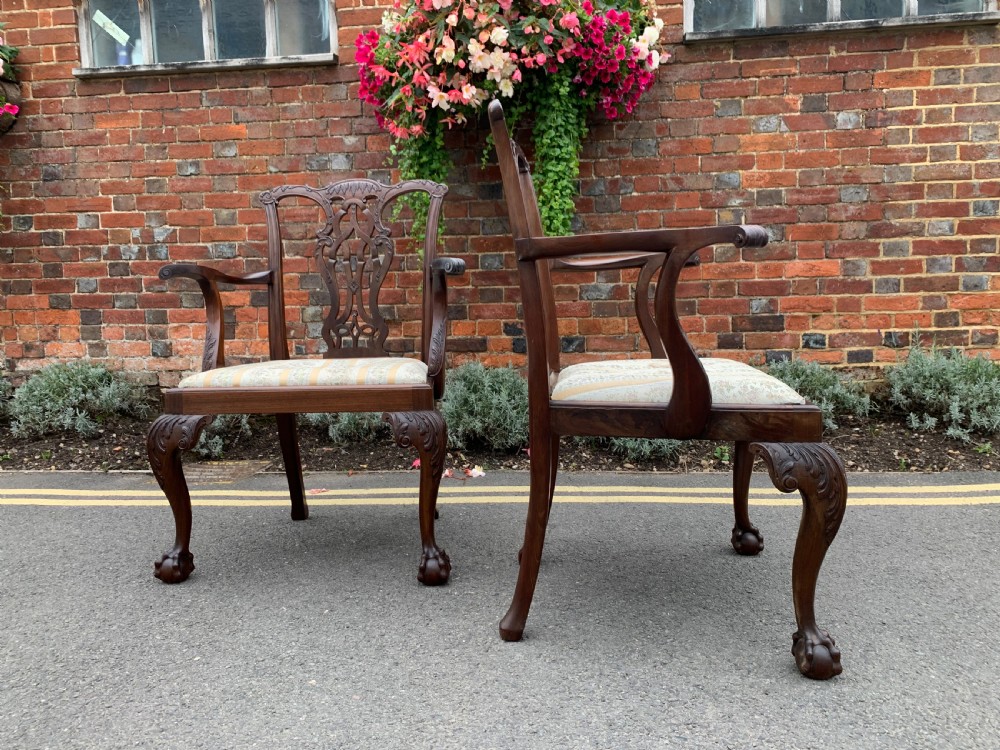 Pair of Mahogany armchairs  View VII