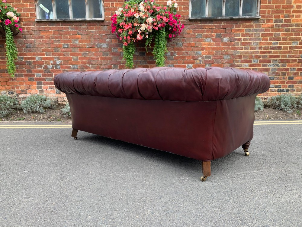 Victorian leather chesterfield  View VII
