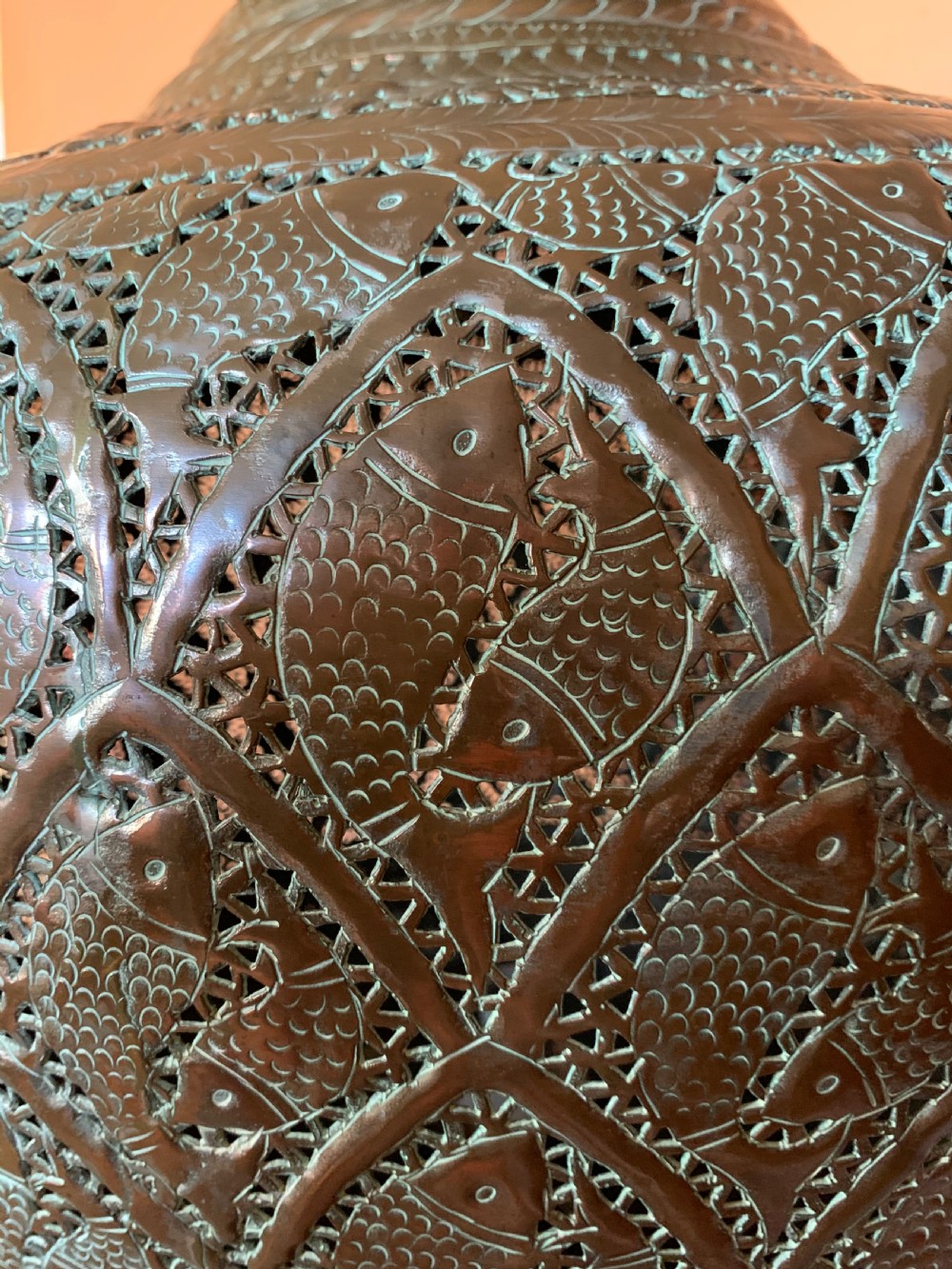 Superb large Cairoware urn View III