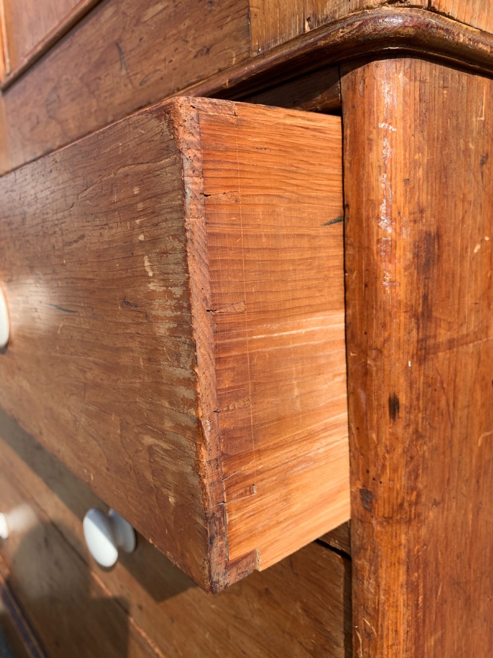 Victorian Pine linen press  View IV