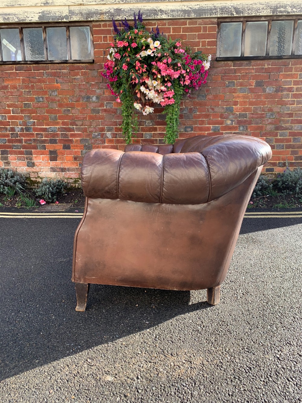Leather chesterfield sofa  View IX