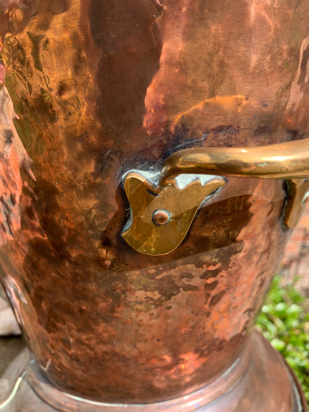 Victorian copper coal scuttle  View IV