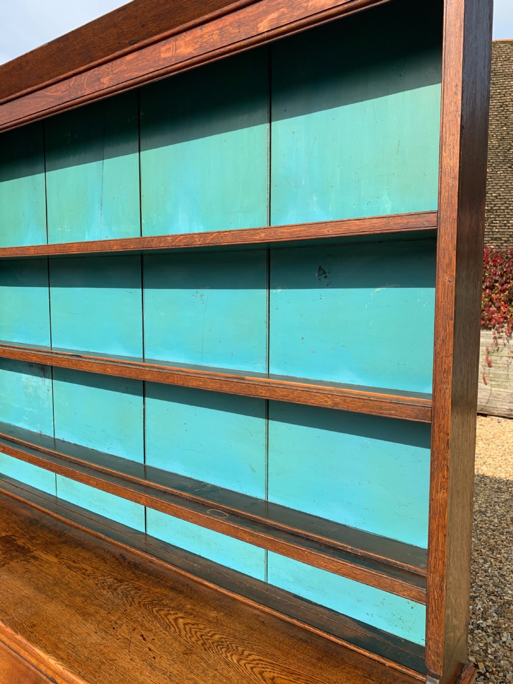 Nineteenth century oak Welsh dresser  View IV