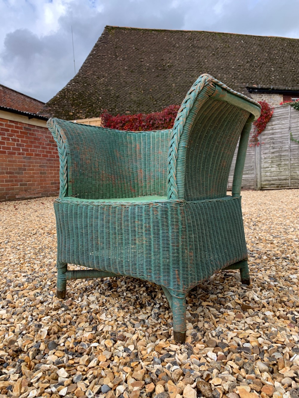 Lloyd loom armchair