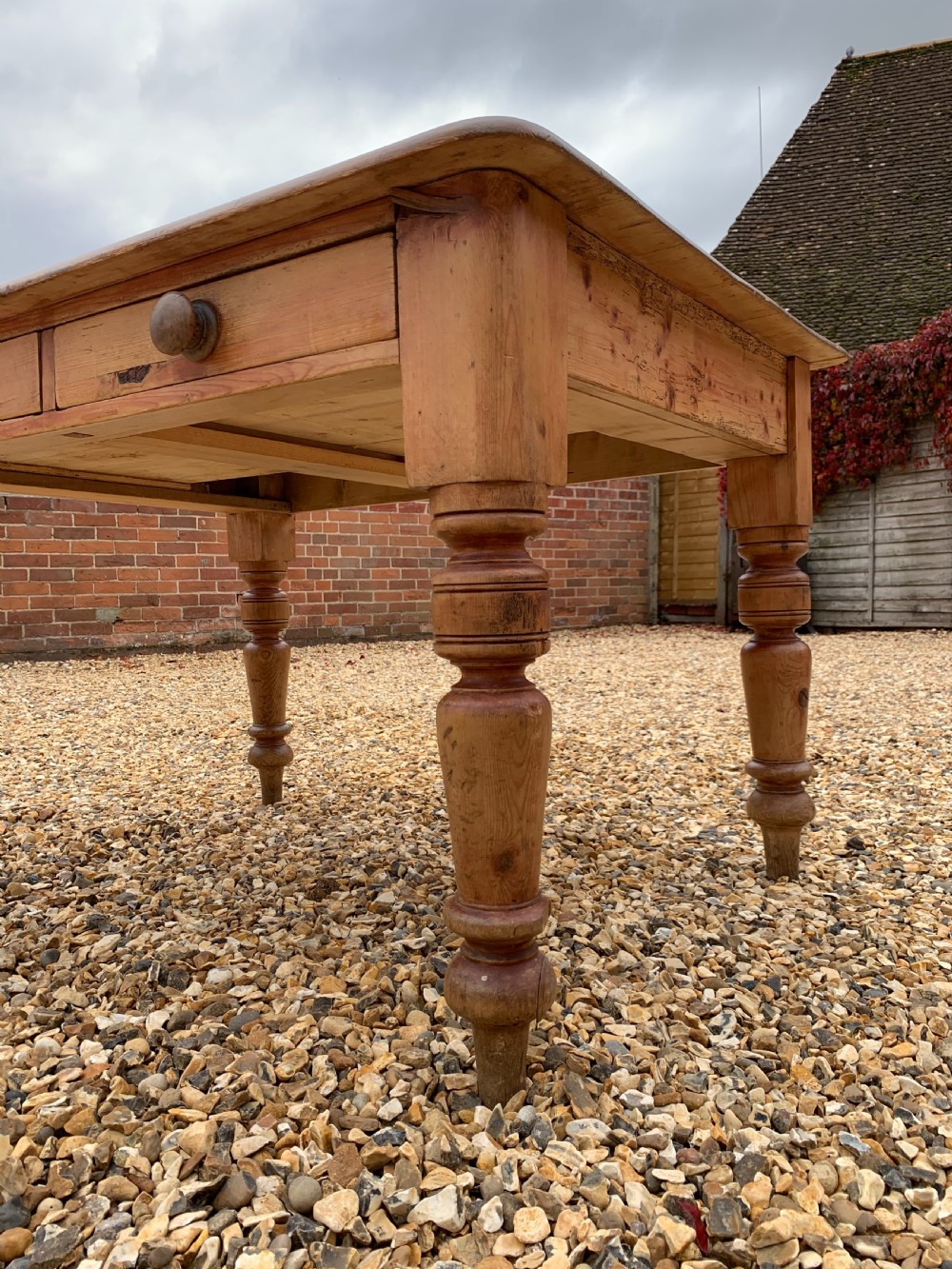 Late Victorian pine table  View II