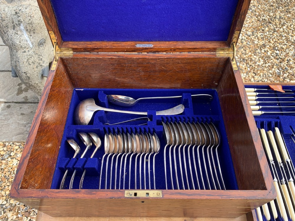 Army and Navy cutlery box View III