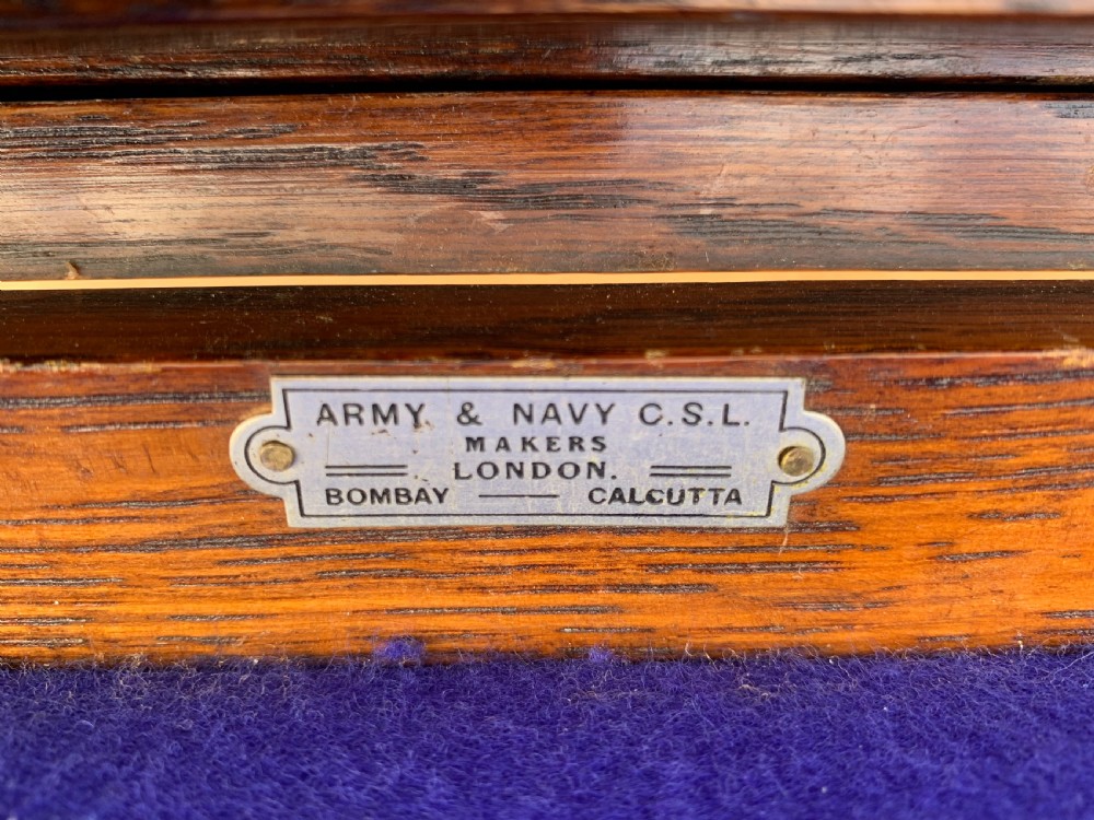 Army and Navy cutlery box View X
