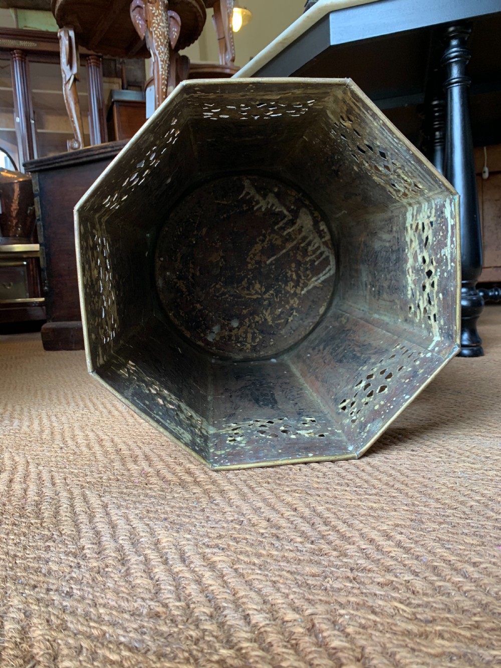 Cairoware brass table  View IV