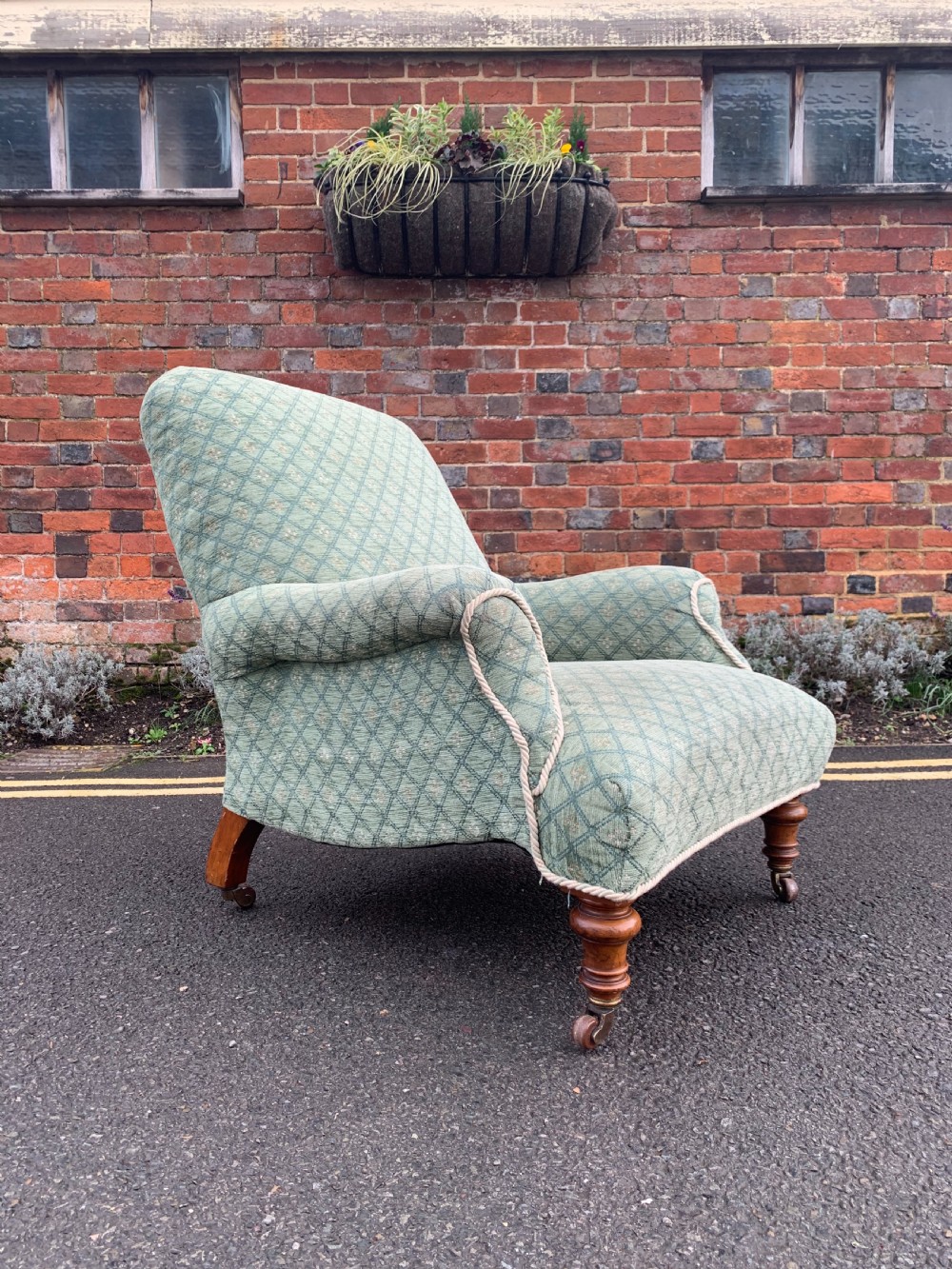 Quality small late Victorian armchair 