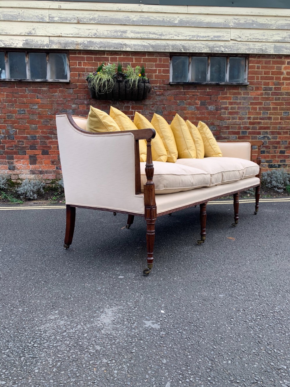 Georgian Mahogany sofa View II