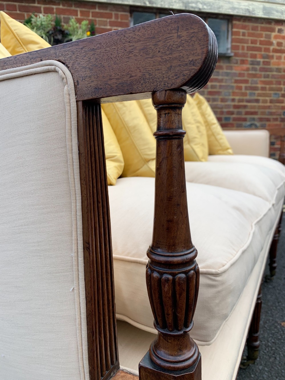 Georgian Mahogany sofa View III