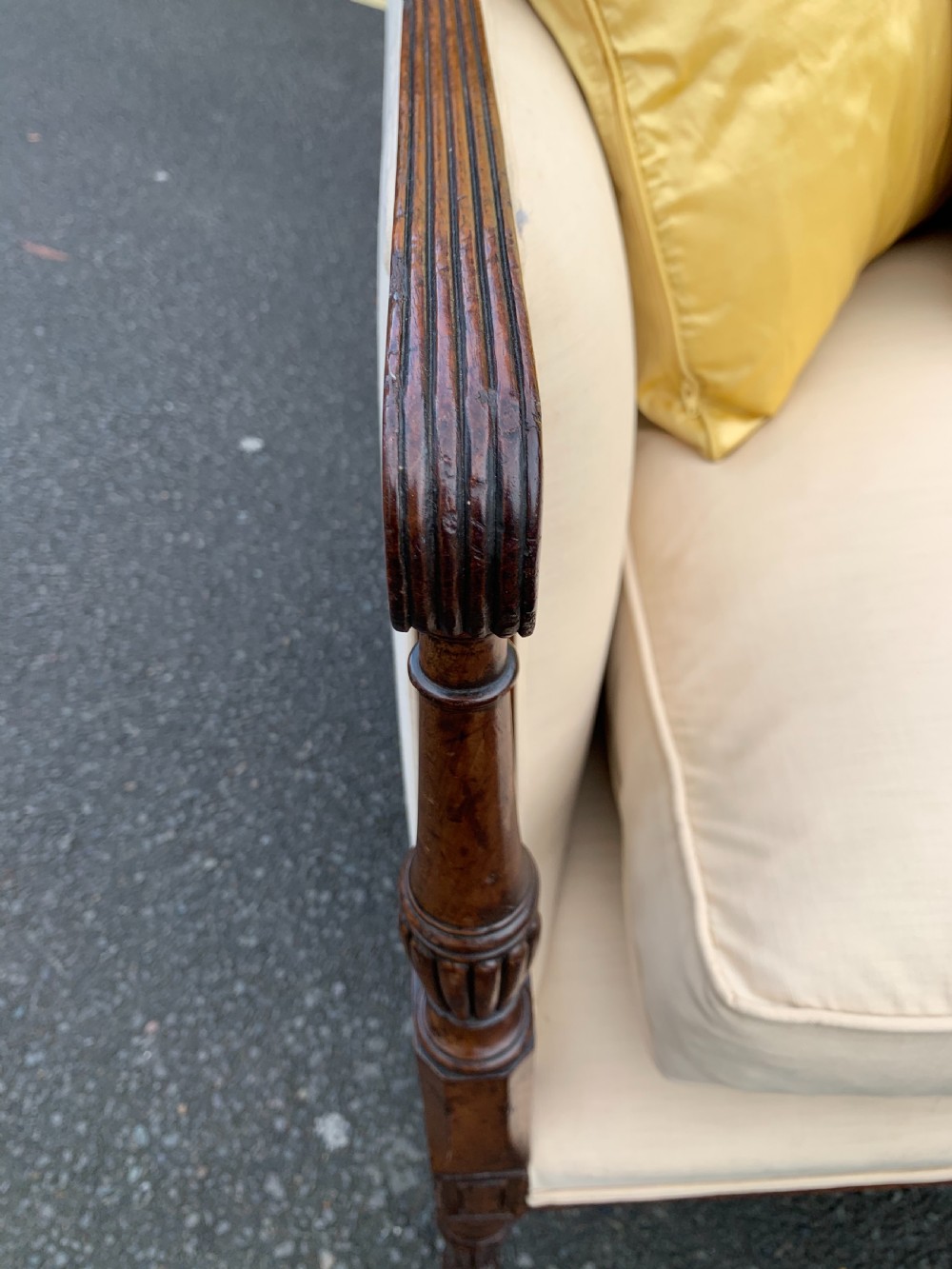 Georgian Mahogany sofa View IV