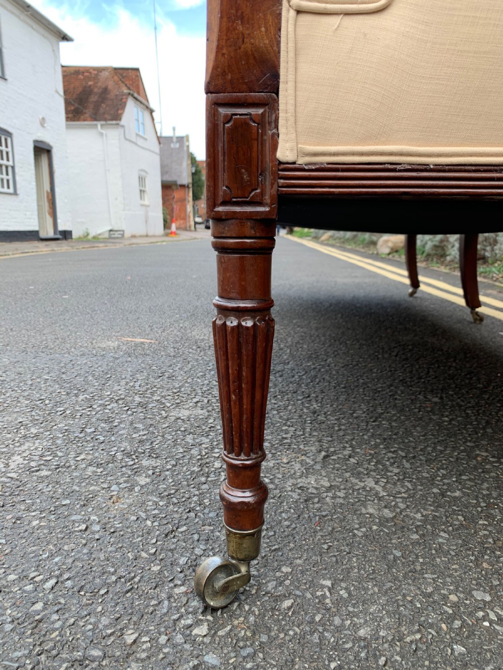 Georgian Mahogany sofa View V