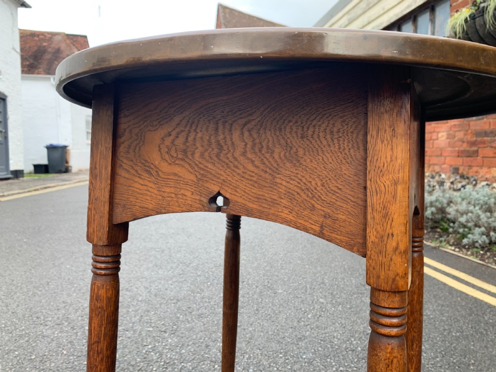 Group of four arts and crafts tables  View II