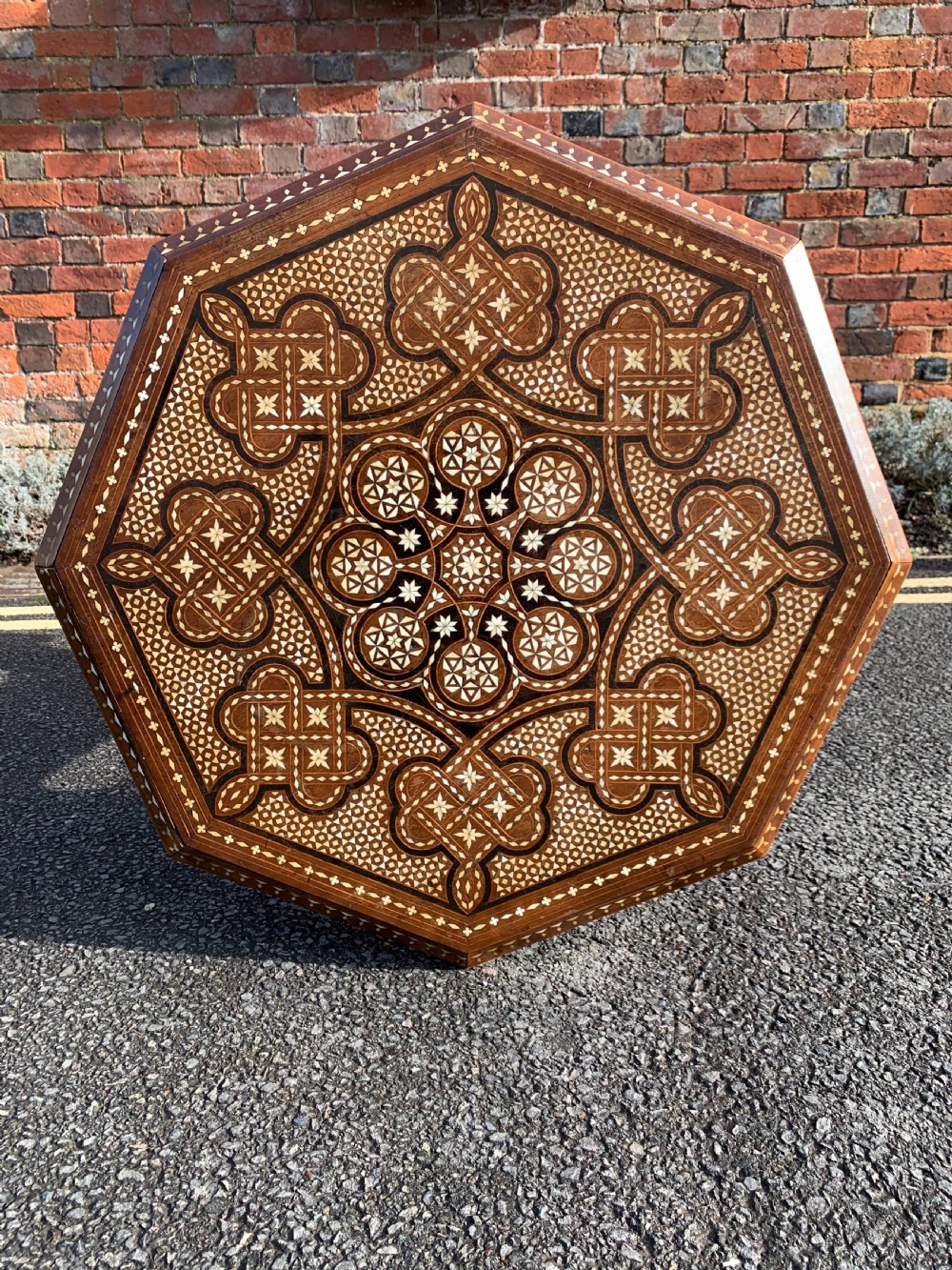Nineteenth century inlaid table  View II