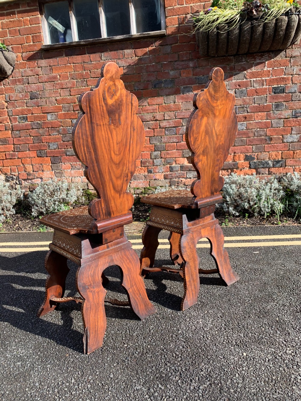 Pair of Syrian inlaid chairs  View VII
