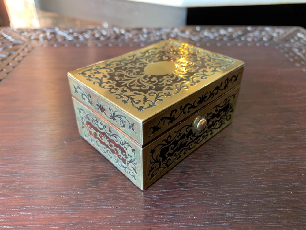 Asprey Boulle stamp box