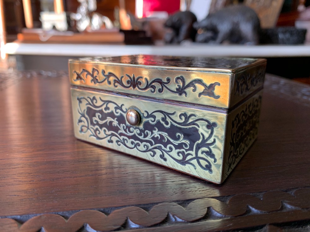 Asprey Boulle stamp box View IV