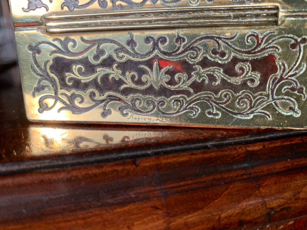 Asprey Boulle stamp box View VII