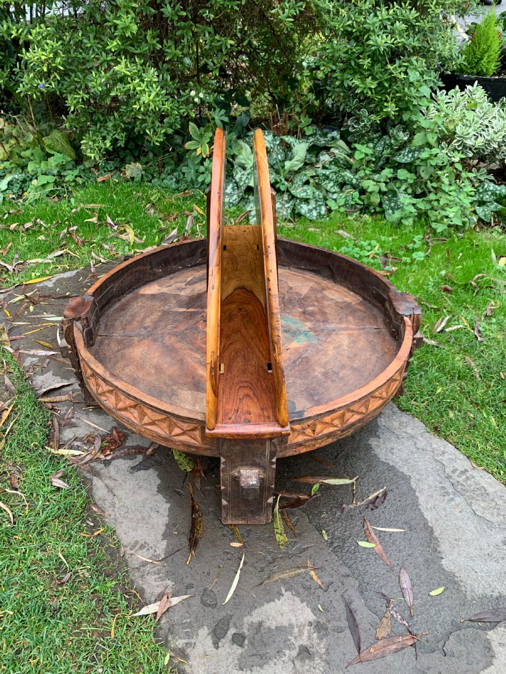 Indian chakki coffee table  View II