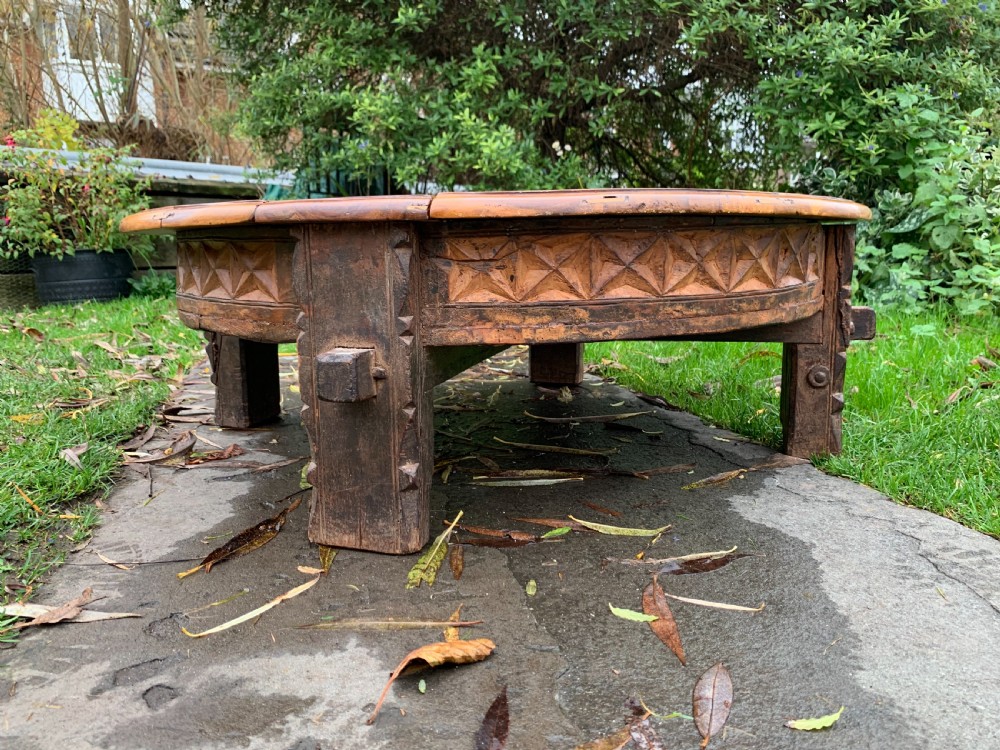 Indian chakki coffee table  View IV